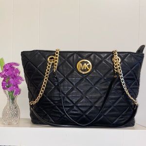 Michael Kors Quilted Black Bag